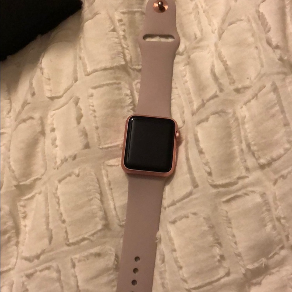 Rose gold Apple Watch